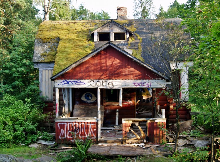 Helsinki Ghost Town in Kruunuvuori 