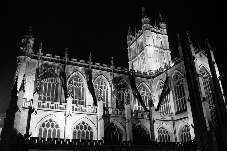 Bath Abbey at Night